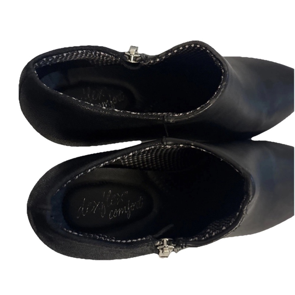 Dexflex Comfort Women's Black Zip Ankle 3 Inch Heel Boots Bootie Size 8.5 - Picture 5 of 15
